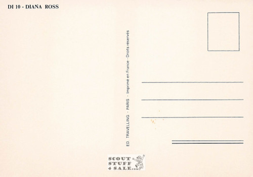 Diana Ross SWEPT AWAY Album French Postcard, Editions Nugeron #DI10