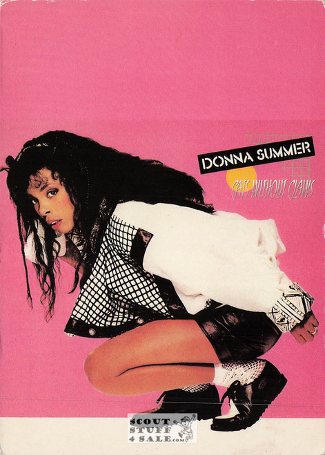Donna Summer CATS WITHOUT CLAWS Album French Postcard, Nugeron #DI14