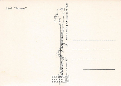 Partners French Movie Poster Postcard, Ryan O'Neal, Editions Nugeron #E102