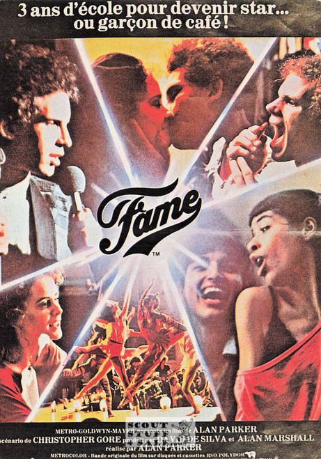Fame French Movie Poster Postcard, Editions Nugeron #E104