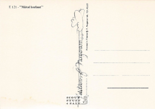 Heavy Metal French Movie Poster Postcard, Editions Nugeron #E121