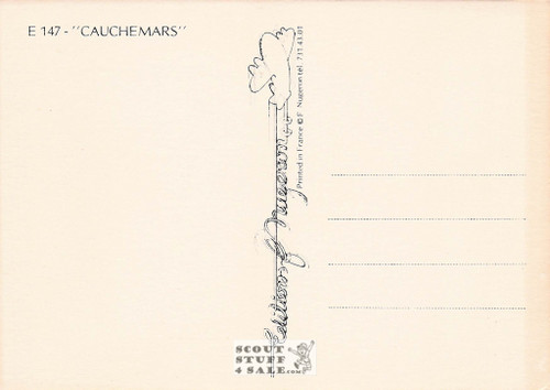 Nightmare French Movie Poster Postcard, Editions Nugeron #E147