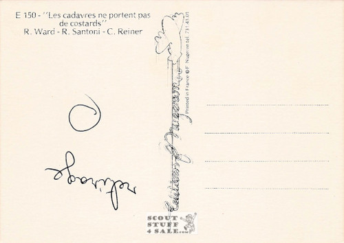 Dead Men Don't Wear Plaid French Movie Poster Postcard, Steve Martin, Nugeron #E150