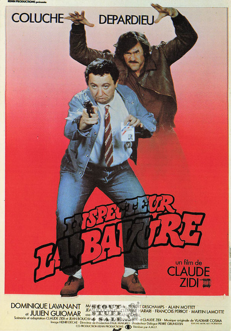 Inspecteur La Bavure French Movie Poster Postcard, Editions Nugeron #E163