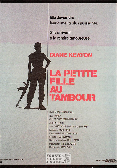 The Little Drummer Girl French Movie Poster Postcard, Editions Nugeron #E241