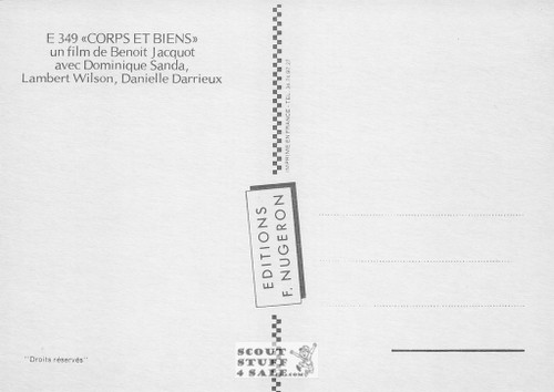 Lost With All Hands French Movie Poster Postcard, Editions Nugeron #E349