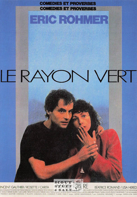 The Green Ray French Movie Poster Postcard, Editions Nugeron #E357