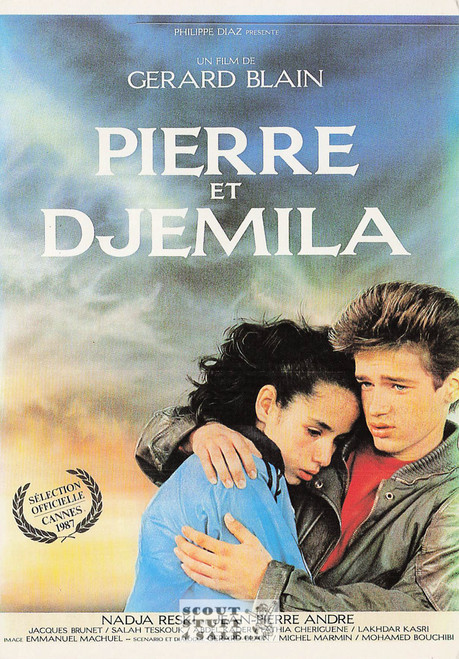 Pierre and Djemila French Movie Poster Postcard, Editions Nugeron #E416