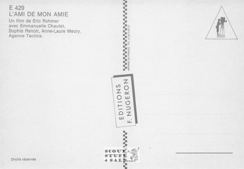 Boyfriends and Girlfriends French Movie Poster Postcard, Ed. Nugeron #E429