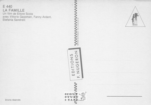 The Family French Movie Poster Postcard, Editions Nugeron #E440