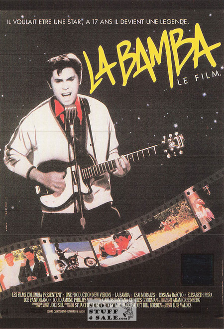 La Bamba French Movie Poster Postcard, Editions Nugeron #E451