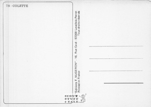 Photograph Postcard of Colette Editions Nugeron #ELEGANTS78