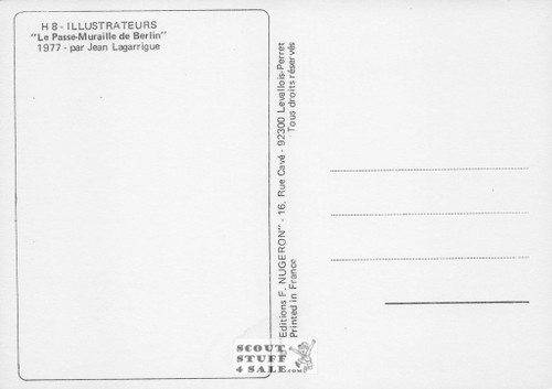 Illustration Art by Jean Lagarrigue 1977, French Postcard, Editions Nugeron #H8