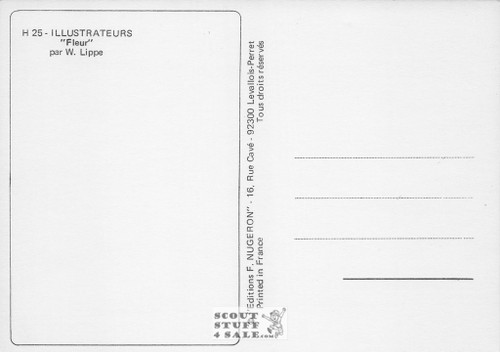 Illustration Art by W. Lippe, French Postcard, Editions Nugeron #H25