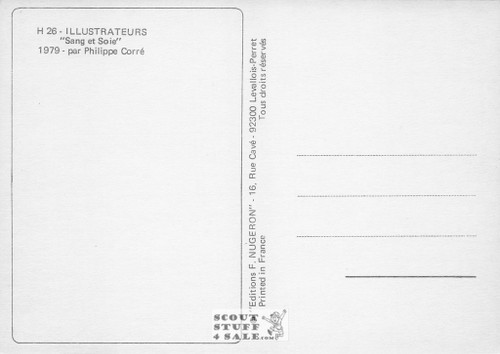 Illustration Art by Philippe Corre 1979, French Postcard, Editions Nugeron #H26