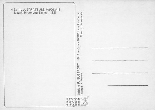 Japanese Illustration Art 1831, French Postcard, Editions Nugeron #H38