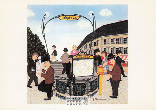 Illustration Art by Dieckmann, French Postcard, Editions Nugeron #H49