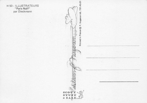 Illustration Art by Dieckmann, French Postcard, Editions Nugeron #H50