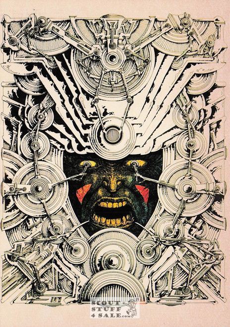 Illustration Art by Philippe Druillet 1978, French Postcard, Editions Nugeron #H55