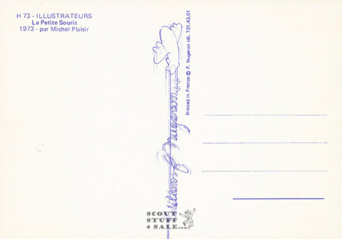 Illustration Art by Michael Plaisir 1973, French Postcard, Editions Nugeron #H73