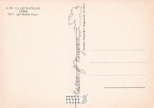 Illustration Art by Michael Plaisir 1971, French Postcard, Editions Nugeron #H74