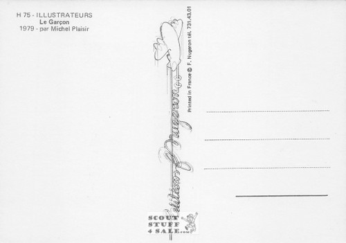 Illustration Art by Michael Plaisir 1979, French Postcard, Editions Nugeron #H75