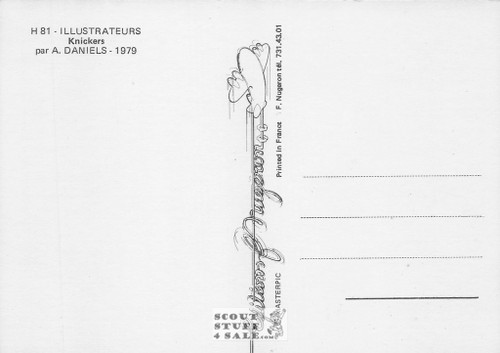 Illustration Art by A. Daniels 1979, French Postcard, Editions Nugeron #H81