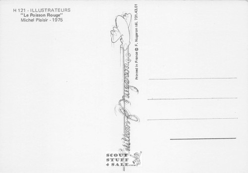 Illustration Art by Michel Plaisir 1975, French Postcard, Editions Nugeron #H121