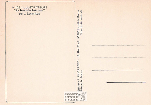 Illustration Art by J. Lagarrigue, French Postcard, Editions Nugeron #H122