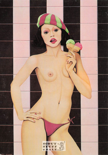 Illustration Art by Michel Plaisir 1976, French Postcard, Editions Nugeron #H124