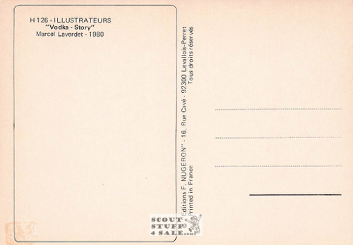 Illustration Art by Marcel Laverdet 1980, French Postcard, Editions Nugeron #H126