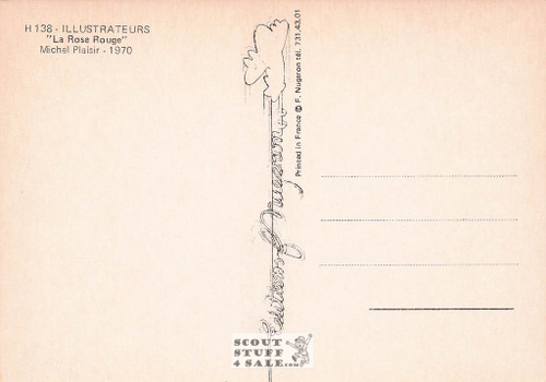 Illustration Art by Michel Plaisir 1970, French Postcard, Editions Nugeron #H138