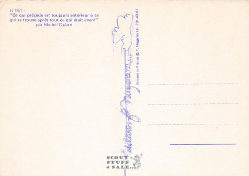 Illustration Art by Michel Dubre, French Postcard, Editions Nugeron #H151