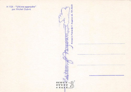 Illustration Art by Michel Dubre, French Postcard, Editions Nugeron #H154