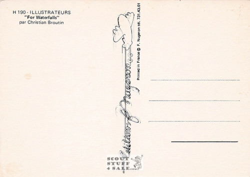 Illustration Art by Christian Broutin, French Postcard, Editions Nugeron #H190