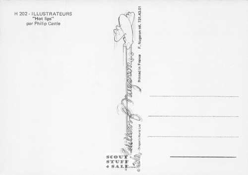 Illustration Art by Philip Castle, French Postcard, Editions Nugeron #H202