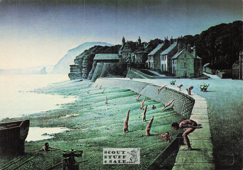 Illustration Art by Michel Dubre, French Postcard, Editions Nugeron #H229