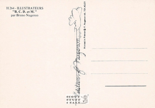 Illustration Art by Bruno Nugeron, French Postcard, Editions Nugeron #H264
