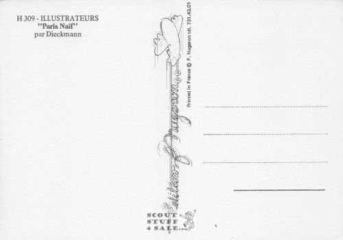 Illustration Art by Dieckmann, French Postcard, Editions Nugeron #H309