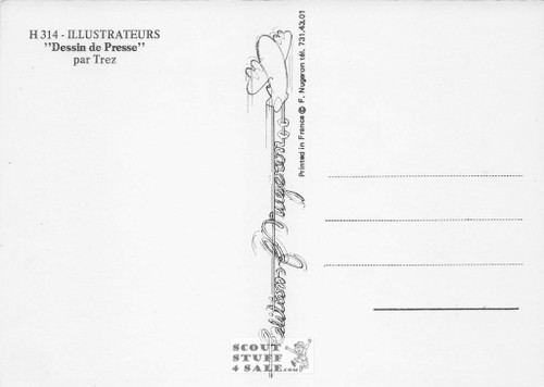 Illustration Art by Trez, French Postcard, Editions Nugeron #H314