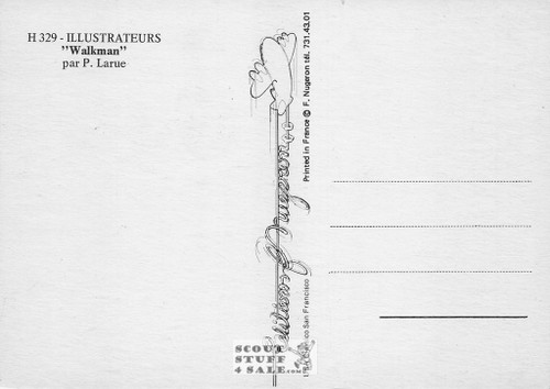 Illustration Art by Patrice Larue, French Postcard, Editions Nugeron #H329