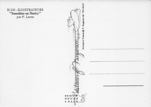 Illustration Art by Patrice Larue, French Postcard, Editions Nugeron #H330