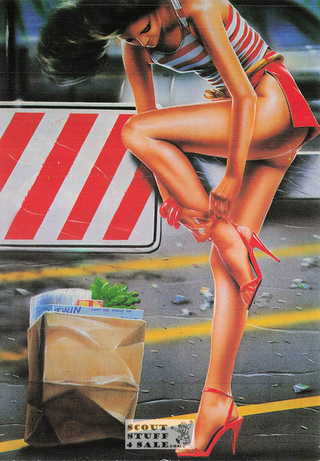 Illustration Art by Patrice Larue, French Postcard, Editions Nugeron #H333