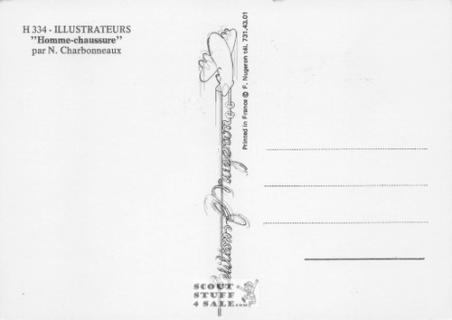 Illustration Art by N. Charbonneaux, French Postcard, Editions Nugeron #H334