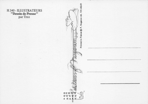 Illustration Art by Trez, French Postcard, Editions Nugeron #H340