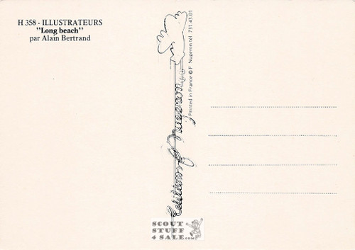 Illustration Art by Alain Bertrand, French Postcard, Editions Nugeron #H358