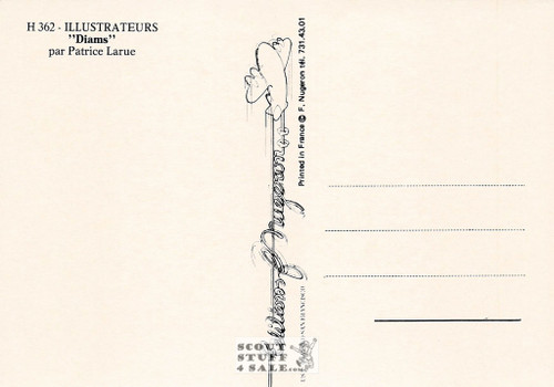 Illustration Art by Patrice Larue, French Postcard, Editions Nugeron #H362