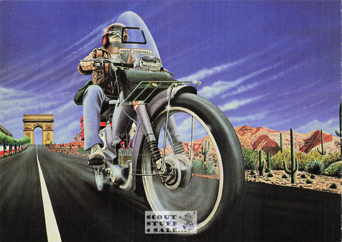 Illustration Art by Alain Bertrand, French Postcard, Editions Nugeron #H381