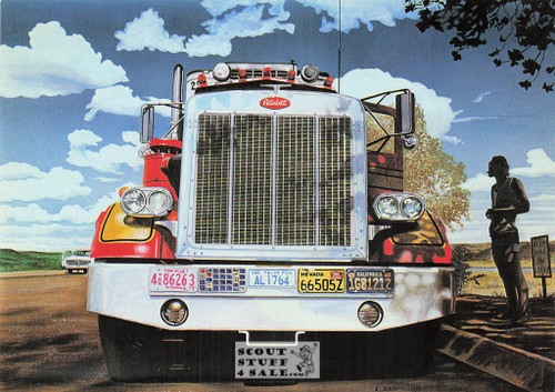 Illustration Art by Alain Bertrand, French Postcard, Editions Nugeron #H384