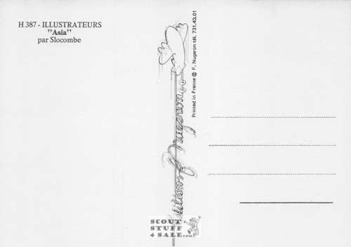 Illustration Art by R. Slocombe, French Postcard, Editions Nugeron #H387